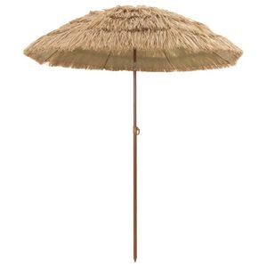 vidaXL Dārza parasols Dabiska 160 x 160 x 196 cm