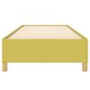 vidaXL gultas rāmis bez matrača, zaļ&scaron;, 100x200 cm, audums