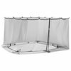 vidaXL Moskītu tīkls nojumei 220 mesh Melns 3,6 x 3 x 2 m Poliesters