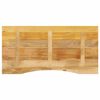 vidaXL galda virsma ar izliekumu, 120x60x2,5 cm, mango masīvkoks