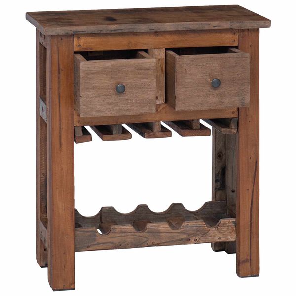 vidaXL Plakans Brūna 60 x 30 x 70 cm Cietais atjaunotais koks