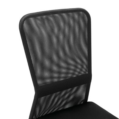 vidaXL biroja krēsls, 44x52x100 cm, melns, tīklveida audums