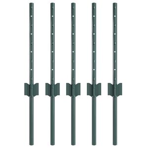 vidaXL Iegultais žogs 5 gab. Zaļa 80 cm