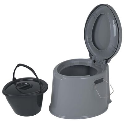 Bo-Camp pārnēsājams tualetes pods, 7 L, pelēks
