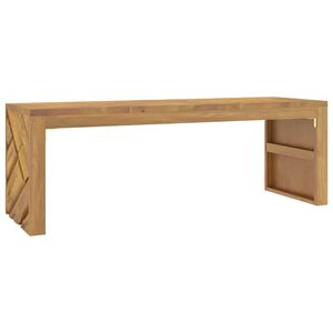 vidaXL kafijas galdiņ&scaron;, 110x35x38 cm, masīvs tīkkoks