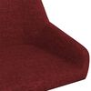 vidaXL bāra krēsli, 2 gab., vīnsarkans audums