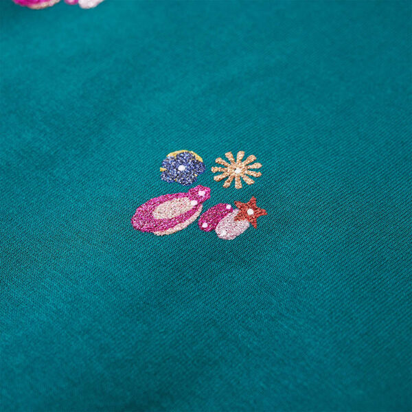 Bērnu džemperis, tum&scaron;i zaļ&scaron;, 104