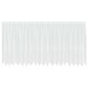vidaXL Mežģīņu aizkars ar aizkariem Balts 180 x 500 cm Poliesters