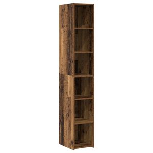 vidaXL Augstais skapītis Vecs koks 30 x 41 x 185 cm Inženierijas koks