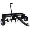 vidaXL zāliena aerators skarifikatoram, 102 cm