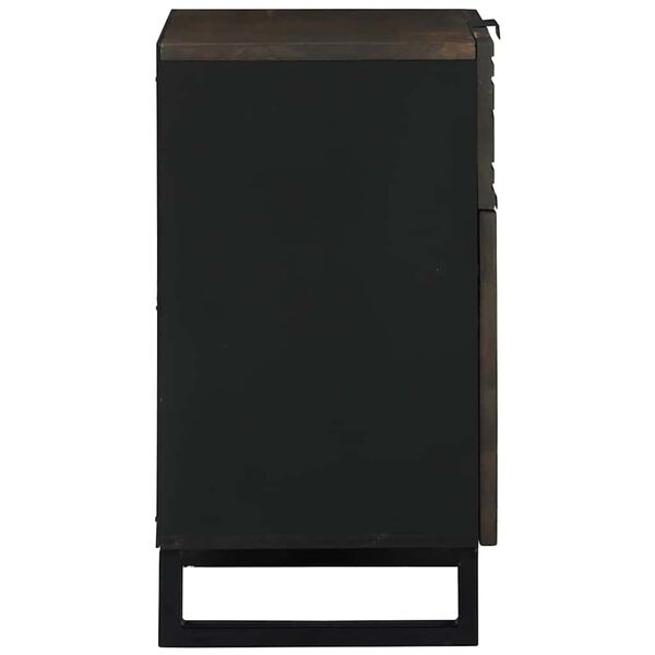 vidaXL Nakts skapītis ar atvilktni Valriekstu koks 50 x 33 x 60 cm