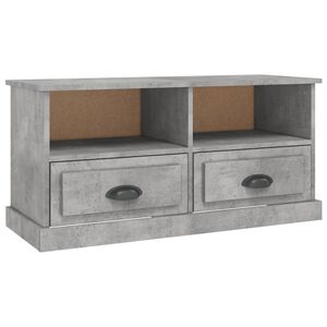 vidaXL TV skapītis, betona pelēks, 93x35,5x45 cm, inženierijas koks