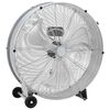 vidaXL Bungu ventilators ar riteni Sudraba 79 x 37 x 82 cm Alumīnijs