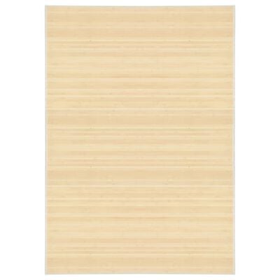 vidaXL paklājs, bambuss, 120x180 cm, dabīgā krāsā