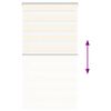 vidaXL žalūzijas zebra 80x150 cm auduma platums 75,9 cm poliesters