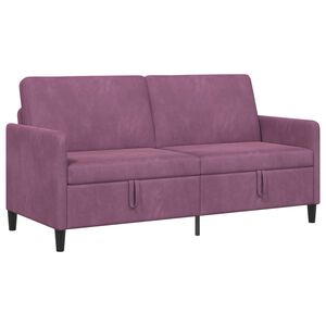 vidaXL Sofas ar uzglabā&scaron;anu 3-vietīgs Violeta 172 x 78 x 87 cm