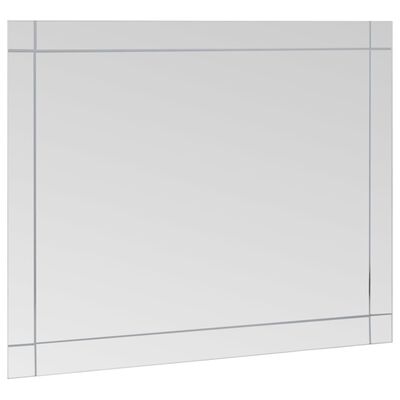 vidaXL sienas spogulis, 80x60 cm, stikls