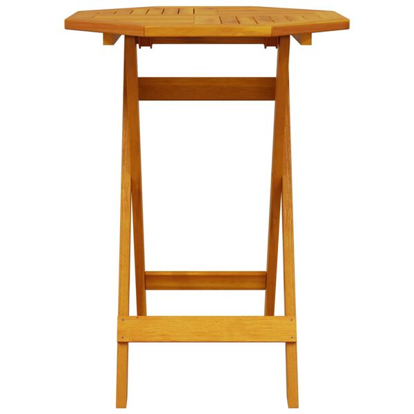 vidaXL 3-daļīgs bistro mēbeļu komplekts, saliekams, akācijas masīvkoks