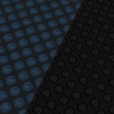 vidaXL baseina pārklājs, solārs, peldošs, 975x488 cm, melns un zils PE