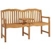 vidaXL Rokām cirsts rozā sols Dabiska 155 x 60 x 94 cm