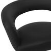 vidaXL virtuves krēsli, 2 gab., melna mākslīgā āda
