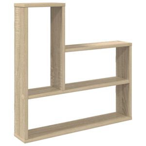 vidaXL Sienas plaukts Sonomas ozols 60 x 11 x 60 cm Inženierijas koks