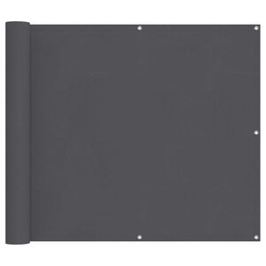 vidaXL Balkona ekrāns 90 x 200 cm PU pārklāts Oksfords alu