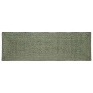 vidaXL Teritorijas paklāji Taisnstūra Olīvu zaļ&scaron; 80 x 200 cm Džuta