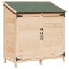 vidaXL Dārza &scaron;ķūņi Dabiska 106,5 x 56 x 113,5 cm Inženierijas koks