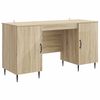 vidaXL Galds Sonomas ozols 142,5 x 50 x 75 cm Inženierijas koks