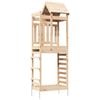 vidaXL Spēļu tornis Brūna 52,5 x 85 x 238 cm Ciets priedes koks