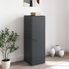 vidaXL kumode, antracītpelēka, 34,5x39x107 cm, tērauds