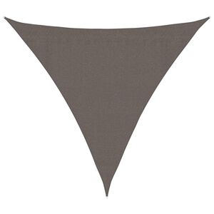 vidaXL HDPE saulessargs, 3,6x3,6x3,6 m, antracīta, trijstūra formas