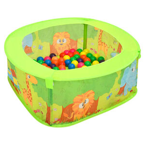vidaXL bumbu baseins ar 300 bumbiņām, 75x75x32 cm