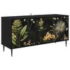 vidaXL Televizora skapī&scaron;a RHENEN 102 x 33 x 51 cm Melns ozols