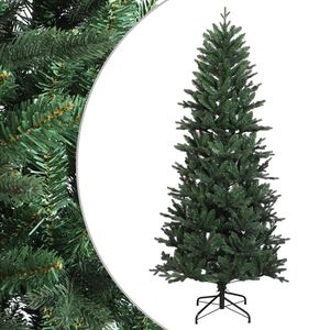 vidaXL Mākslīgā Saliekamā Ziemassvētku Egle 180 cm PVC un PE Zaļa