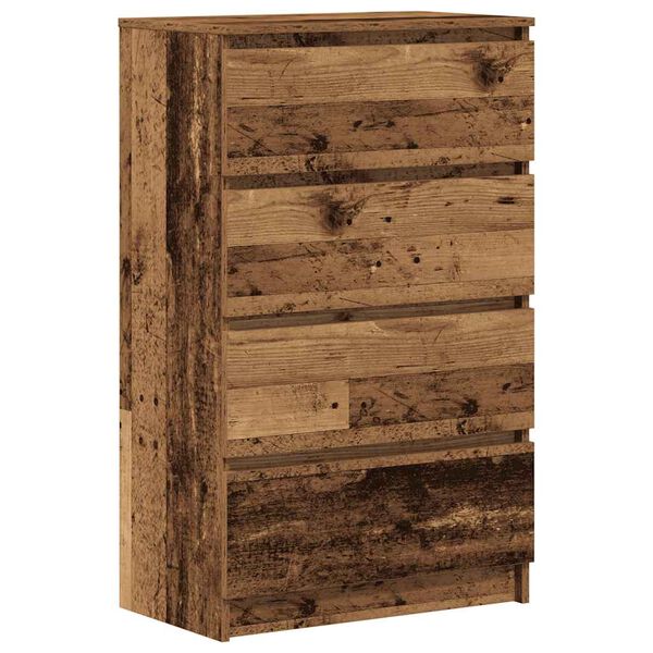 vidaXL bufete Old Wood 60x35x98,5 cm Engineered Wood