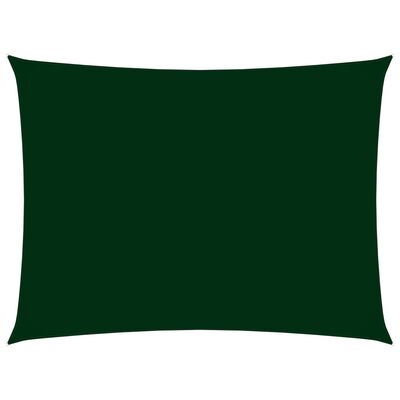 vidaXL saulessargs, taisnstūra, 2,5x4 m, tumši zaļš oksforda audums