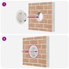 vidaXL Gaisa ventilācijas pārklāji 4 pcs Sudraba 80 mm