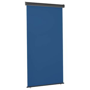 vidaXL balkona sānu markīze, zila, 125x250 cm