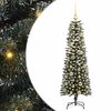 vidaXL Mākslīgā Ziemassvētku eglīte su 150 LED ar statīvu Zaļa 120 cm