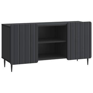 vidaXL Televizora skapī&scaron;a 102 x 34,5 x 52 cm Melns Inženierijas koks