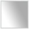 vidaXL LED vannas spogulis Caurspīdīgs 60 x 60 cm rūdīts stikls