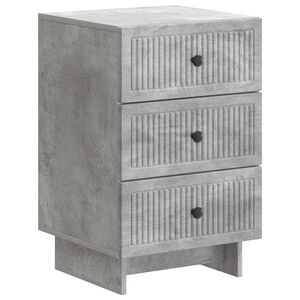 vidaXL Nakts skapītis ar atvilktni Betona pelēks 43 x 41 x 66,5 cm