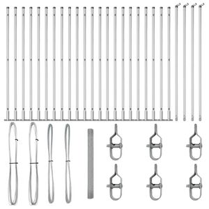 vidaXL Žoga āķis Sudraba