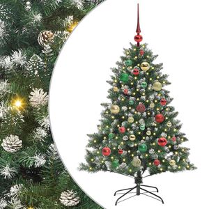 vidaXL Mākslīgā Ziemassvētku eglīte Zaļa 120 cm