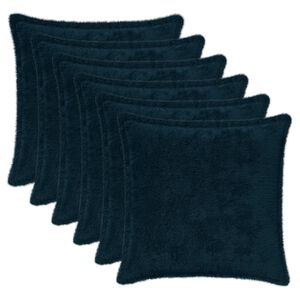 vidaXL Spilvenu pārvalks 6 gab. HOUTEN Tums zils 30 x 30 cm