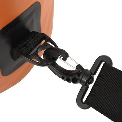 vidaXL ūdens soma ar rāvējslēdzēju, oranža, 20 L, PVC