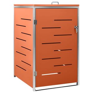 vidaXL nojume atkritumu konteineram, 69x77,5x115 cm, tērauds