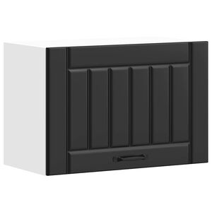 vidaXL virtuves sienas skapis "Lucca" Black Engineered Wood